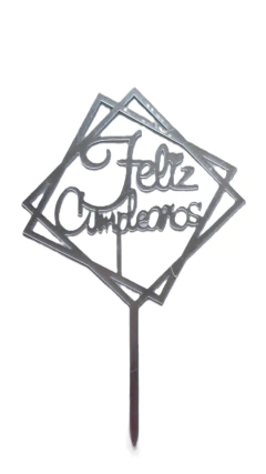 Adorno Feliz Cumpleaños Rombo - comprar online
