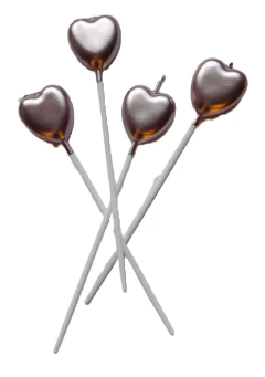 Vela Forma corazón x unidad - comprar online