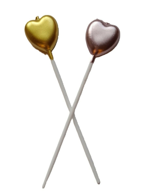 Vela Forma corazón x unidad