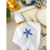 GUARDANAPO DE ALGODÃO BRANCO BORDADO ESTRELA DO MAR - comprar online