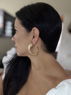 Máxi argola C ouro - loja online
