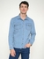 Camisa Masculina Jeans Manga Longa - Delave