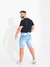 Bermuda Masculina Jeans Slim - Hiper Destroyed - comprar online