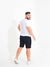Bermuda Masculina Sarja Slim Preto - comprar online