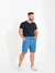 Bermuda Masculina Jeans Cargo Slim - Super Stone