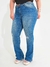 Calça Feminina Jeans Lycra Plus Flare na internet