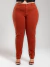 Calça Feminina Sarja Lycra Plus Skinny Ocre - loja online