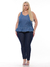 Calça Jeans Feminina Jeans Plus Size Skinny