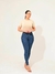 Calça Feminina Jeans Lycra Skinny L2 Com Aplicação