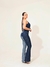Calça Feminina Jeans Lycra Flare Bicolor - Super Stone - comprar online