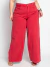 Calça Feminina Sarja Plus WideLeg GOIABA - loja online