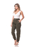 Calça Jeans Feminina Jogger com bolso traseiro Falso.