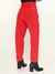 Calça Feminina Veludo Vermelho Mom - comprar online