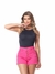 Shorts Feminino Sarja Lycra Boyfriend Pink