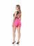 Shorts Feminino Sarja Lycra Boyfriend Pink - loja online