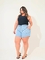 Shorts Feminino Jeans Plus Clochard