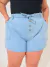 Shorts Feminino Jeans Plus Clochard na internet