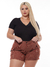 Shorts Feminino Sarja Cargo Plus