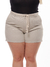 Shorts Feminino Sarja Plus Areia - Razon Jeans