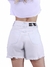 Shorts Feminino Sarja Baggy Lilas - Razon Jeans