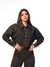Camisa Feminina Cropped Animal Print - Verde