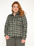 Camisa Feminina Manga Longa Plus Xadrez Verde
