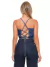 Top Cropped Feminino Jeans com amarração - Destroyed - Razon Jeans