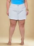 Shorts Feminino Sarja Plus Branco - loja online