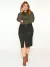 Saia Feminina Midi Plus Xadrez