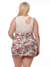 Saia Feminina Sarja Lycra Plus Camuflada - comprar online