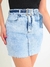 Mini Saia Jeans com cinto - Sky - Razon Jeans
