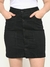 Mini Saia Feminina Sarja Lycra Preto - loja online
