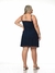 Vestido Feminino Jeans Lycra Plus Alças E Botões L1/2 - comprar online