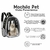 MOCHILA ASTRONAUTA PET PARA TRANSPORTE (CINZA) na internet