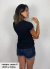 Camiseta Babylook Preta Feminina 1930 - Alma Tricolor