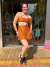 Conjunto Beach Serena Conhaque