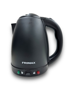 Pava eléctrica black acero inoxidable corte mate e infusiones 1.8L