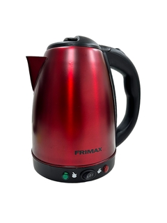Pava eléctrica acero inoxidable roja corte de mate e infusiones 1.8L - comprar online