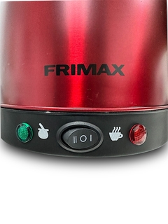 Pava eléctrica acero inoxidable roja corte de mate e infusiones 1.8L en internet