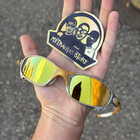 OCULOS JULIET 24K LENTE GOLD BOR. BRANCA - comprar online