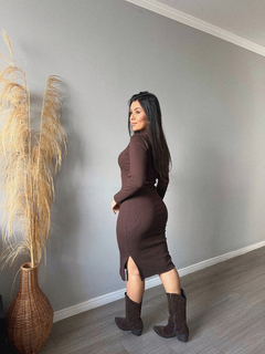 Vestido manga longa - loja online