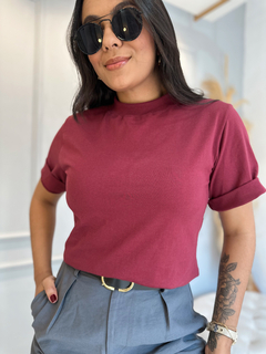 Tshirt gola alta Dara - loja online