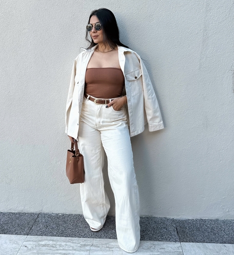 Jaqueta Oversized Creme