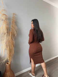 Vestido manga longa - comprar online