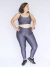 LEGGING COM BOLSOS ESSENCIAL LISA BÁSICA TECIDO WONDER CINZA CHUMBO CARBOX na internet