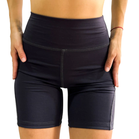 BIKER DE LYCRA MATE GRIS - comprar online