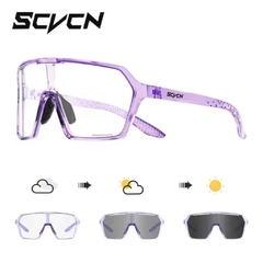 LENTES DEPORTIVOS DE CICLISMO/ RUNNING FOTOCROMATICOS LILA - comprar online