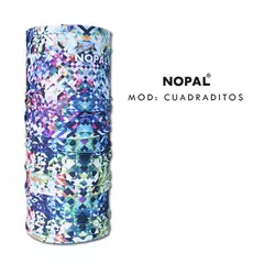 Cuello multiuso cuadritos Nopal