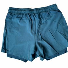 SHORT CON CALZA IRUN COD 126 VERDE PETRÓLEO - comprar online
