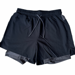 SHORT CON CALZA IRUN COD 126 NEGRO - comprar online